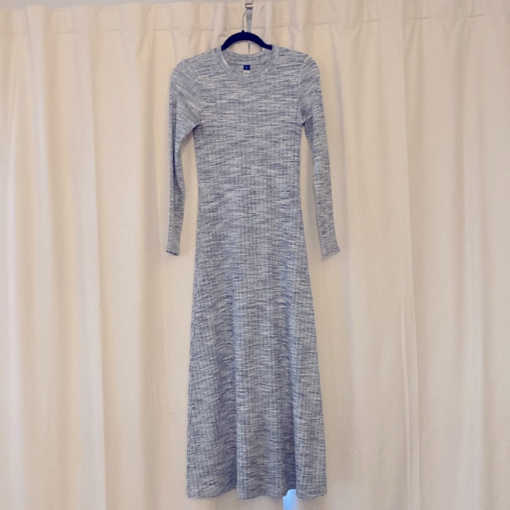 Old Navy Fit & Flare Rib-Knit Maxi Dress